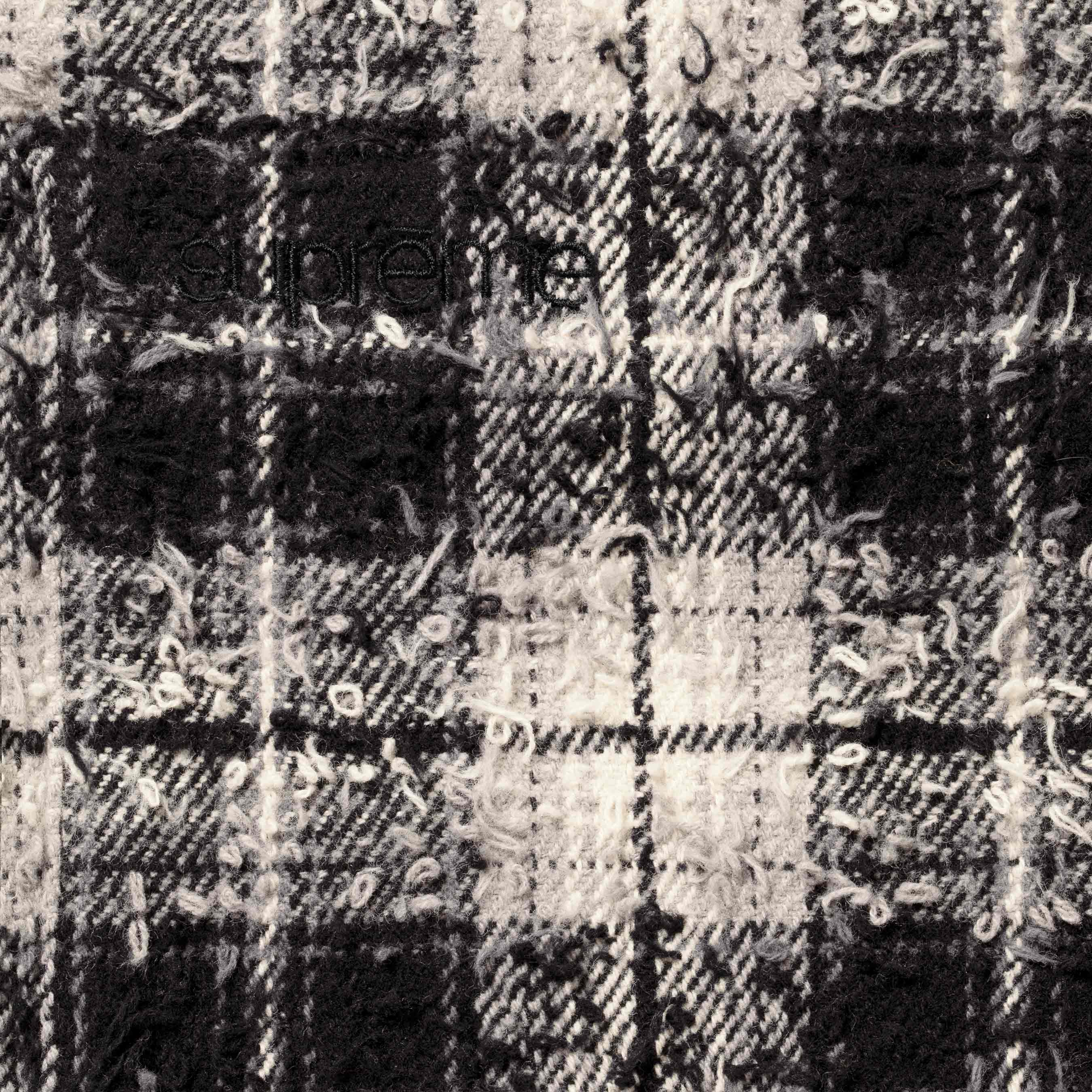 Frayed Textured Plaid Shirt view 5